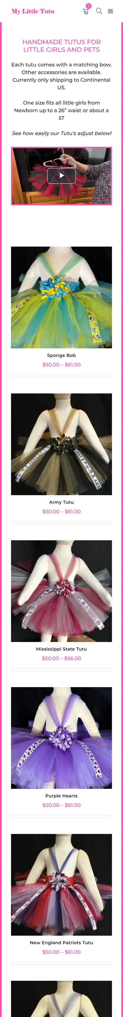 My Little Tutu on a phone